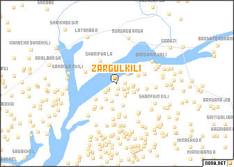 map of Zar Gul Kili