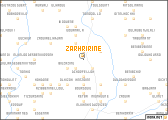 map of Zarhririne