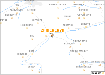 map of Zarichchya