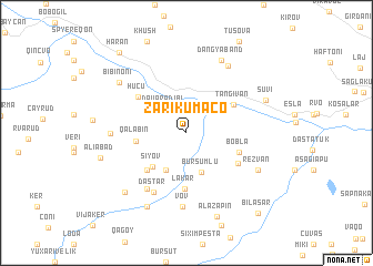 map of Zǝrikümǝco