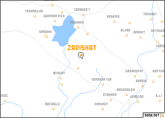 map of Zarishat