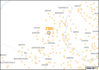 map of Zāri