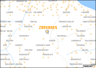 map of Zarkames