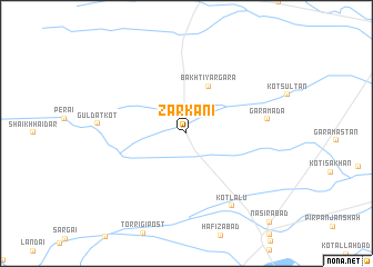 map of Zarkāni