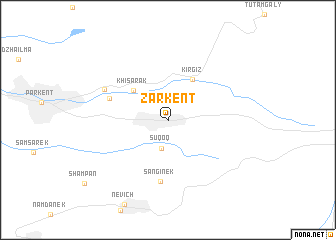 map of Zarkent