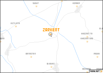 map of Zarkent