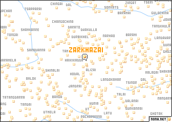 map of Zarkhazai