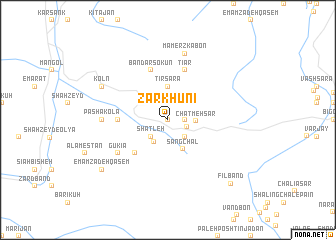 map of Zarkhūnī
