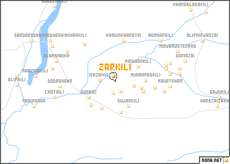 map of Zar Kili