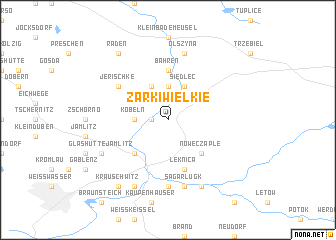 map of Żarki Wielkie