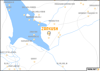 map of Zarkūsh