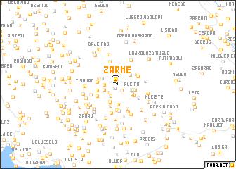 map of Žarme