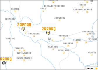 map of Zarnaq