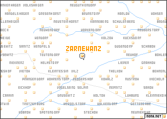 map of Zarnewanz