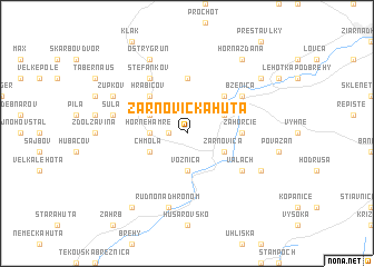 map of Žarnovická Huta