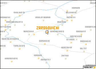 map of Zarodovichi