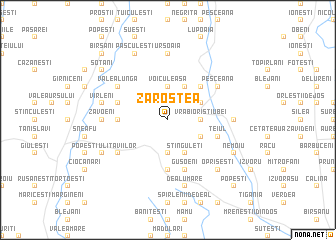 map of Zarostea