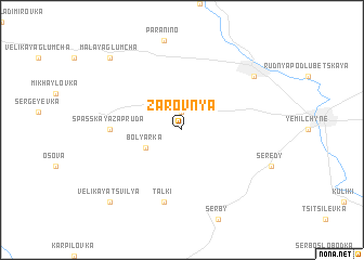 map of Zarovnya