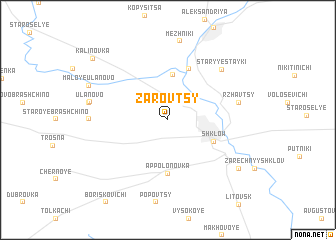 map of Zarovtsy