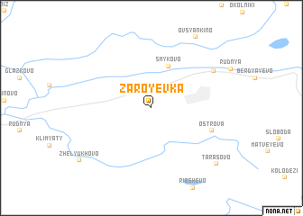 map of Zaroyevka