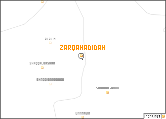 map of Zarqāʼ Ḩadīdah