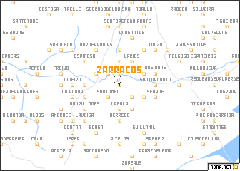 map of Zarracós