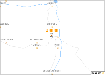 map of Zarra