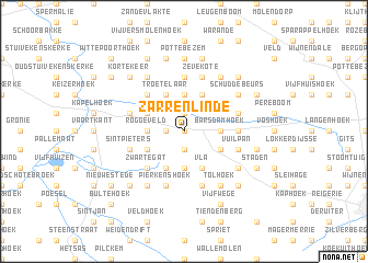 map of Zarrenlinde