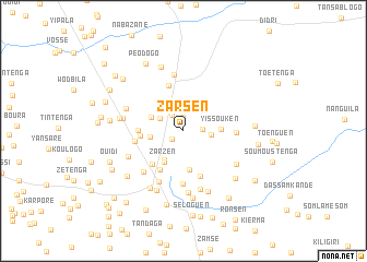 map of Zarsen