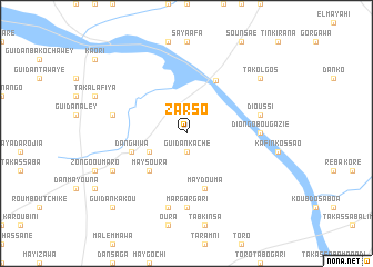 map of Zarso