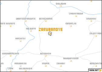 map of Zarubanoye