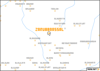 map of Zarūb Bā as Sāl