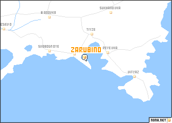 map of Zarubino