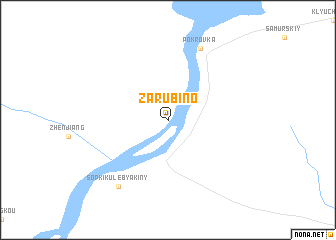 map of Zarubino