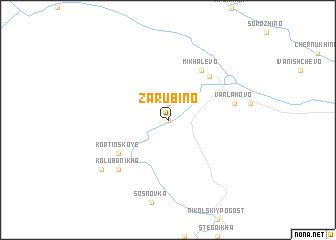 map of Zarubino