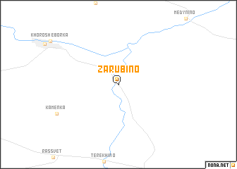 map of Zarubino