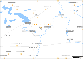 map of Zaruchevʼye