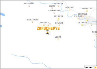 map of Zaruchev\