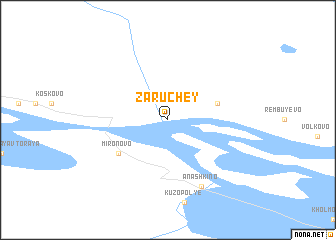 map of Zaruchey