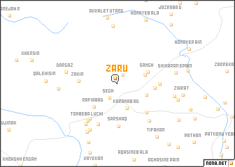 map of Zārū