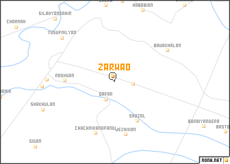 map of Zarwao
