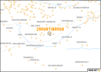 map of Zarwati Bānda