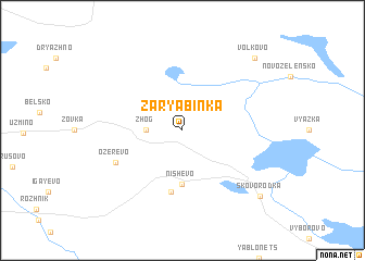 map of Zaryabinka