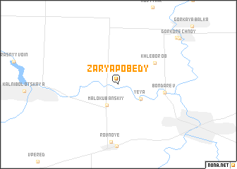 map of Zarya Pobedy