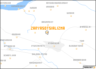 map of Zarya Sotsializma