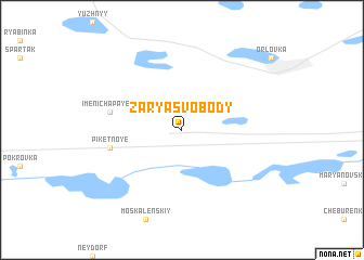 map of Zarya Svobody