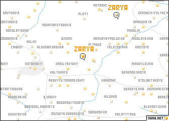 map of Zarya