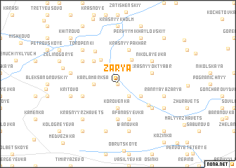 map of Zarya