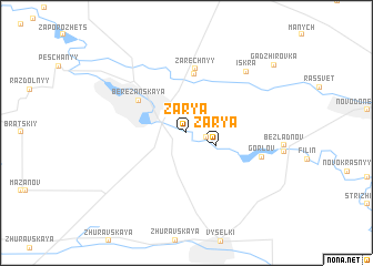 map of Zarya