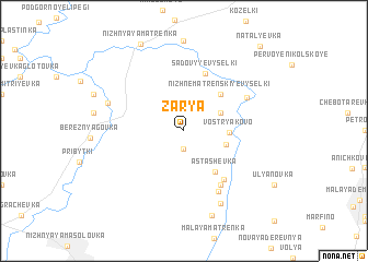 map of Zarya